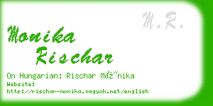 monika rischar business card
